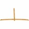 Ekena Millwork Bellingham Rough Sawn Timber Gable Bracket, Western Red Cedar, 108"W x 68"H x 2"D x 4"F, 15/12 Pitch GBW108X68X0204BEL00RWR - alternate 4